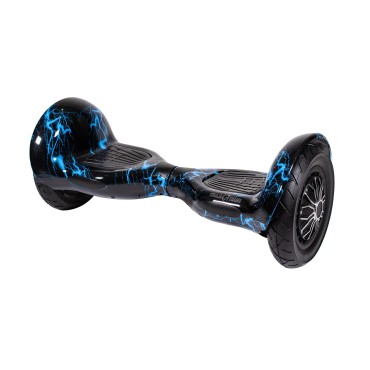 10 inch Hoverboard, Off-Road Thunderstorm Blue, Standard Range, Smart Balance