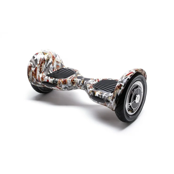 10 tommer Hoverboard, Off-Road Tattoo, Standard Rækkevidde, Smart Balance