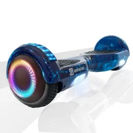 6.5 inch Hoverboard, Regular Galaxy Blue PRO, Verlengde Afstand, Smart Balance