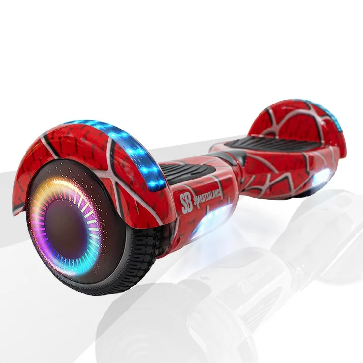 6.5 inch Hoverboard, Regular Red Spider PRO, Extended Range, Smart Balance