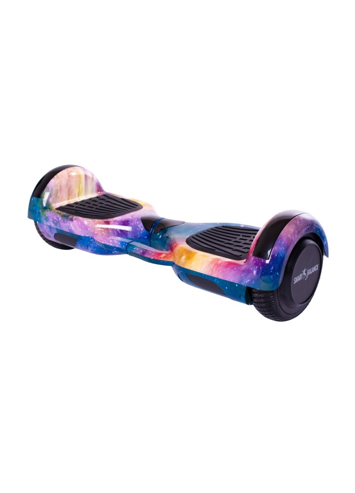 Smart Balance Original-Hoverboard, Regular Galaxy Orange Handle, 6.5 Zoll, Doppelmotoren 36 V, 700 Watt, Bluetooth-Lautsprecher,