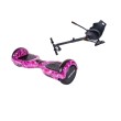Hoverboard Paket Go-Kart, Smart Balance Regular Galaxy Pink, 6.5 Zoll, Doppelmotoren 36V, 700 Watt, Bluetooth-Lautsprecher, LED-