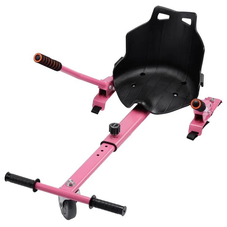 HoverKart, Hoverkart für Hoverboard, Farbe Rosa, Verstellbar für alle Altersgruppen, Passend für alle Hoverboards 6.5″, 8″, 1