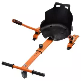 HoverKart, Hoverkart voor Hoverboard, Kleur Oranje, Verstelbaar voor alle leeftijden, Past op alle Hoverboards 6.5″, 8″, 10″ Smar