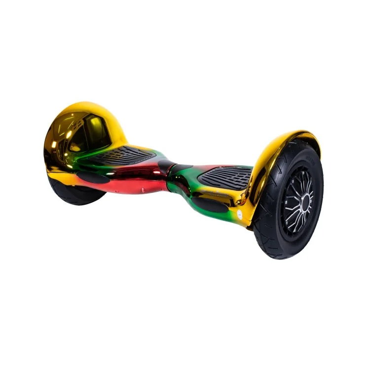 Hoverboard 10 pouces avec Bluetooth & Lumières LED, 15km/h, Certifié UL2272, Puissance 700W, Batterie 4Ah, Smart Balance, OffRoad California, Gyropode Overboard, Auto-équilibrant