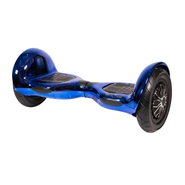 10 inch Hoverboard, 15 km/h, UL2272 Certified, Bluetooth, LED Lighting, 700W Power, 4Ah Battery, Smart Balance, OffRoad ElectroBlue