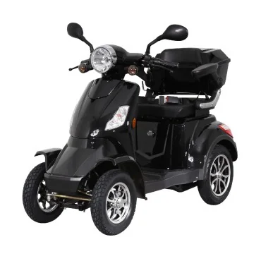 Elite Plus Elektrische Scootmobiel, Comfortabele Mobiliteitsscooter met 4 Wielen, 60km Bereik, 60V 20Ah Accu