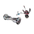 Paket Hoverboard Go-Kart, Smart Balance Transformers Clown, 8 Tum, Dual Motors 36V, 700Wat, Bluetooth-hogtalare, LED-ljus, Prem