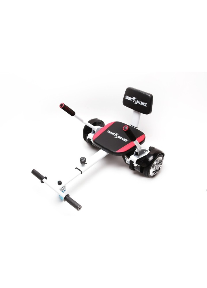 HoverKart, Hoverkart with Sponge for Hoverboard, Color Black, Adjustable for All Ages, Fits All Hoverboards 6.5″, 8″, 10″ Smart 