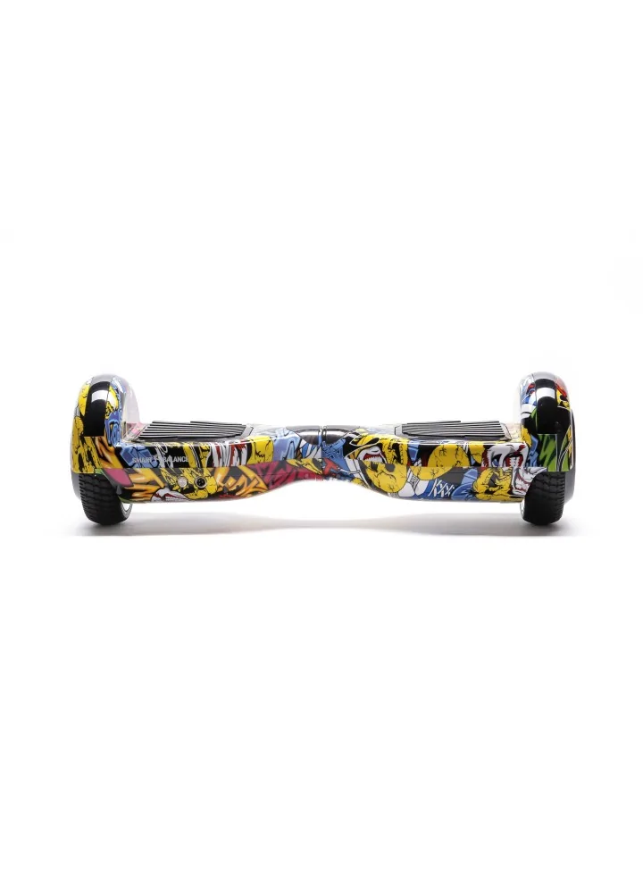 6.5 inch Hoverboard, Regular HipHop, Extended Range, Smart Balance