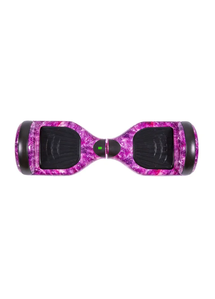 Hoverboard 6.5 Pouces et Hoverkart avec Amortisseurs, Regular Galaxy Pink  PRO, Standard Autonomie et Hoverkart Noir avec Amortisseurs, Smart Balance