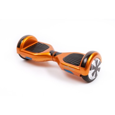Smart Balance Original Hoverboard, Regular Orange, 6.5 Tum, Dual Motors 36V, 700Wat, Bluetooth-hogtalare, LED-ljus