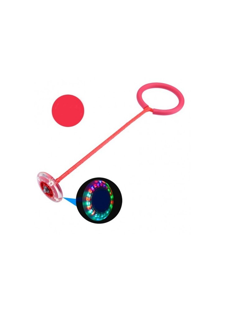 Skip Ball Toy with LED lighting Red Smart Balance