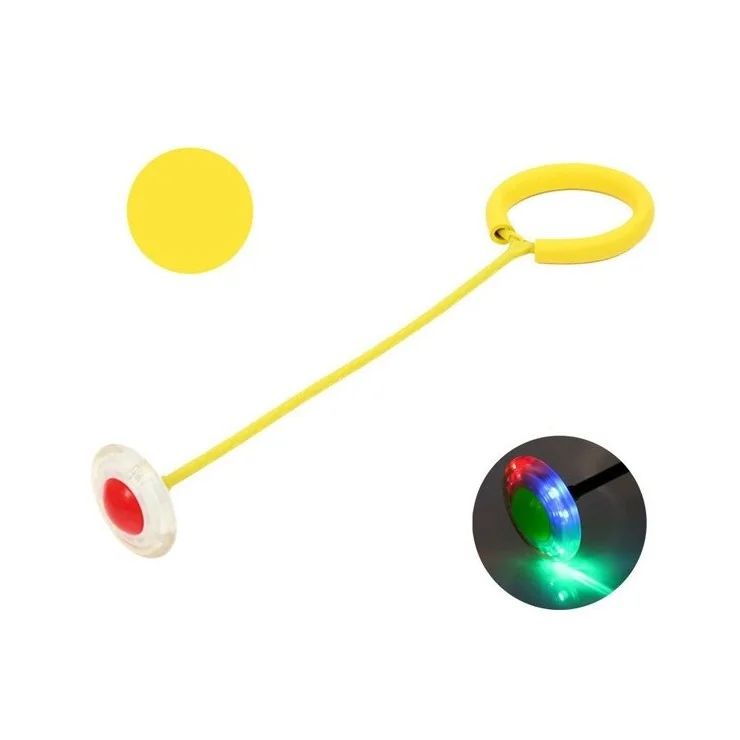 Skip Ball Toy with LED lighting Yellow Smart Balance