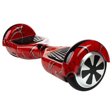 Hoverboard Original Smart Balance Regular Red Spider, 6.5 Pouces, Deux Moteurs 36V, 700Watts, Bluetooth, Lumieres LED