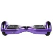 Smart Balance Original-Hoverboard, Regular Purple, 6.5 Zoll, Doppelmotoren 36 V, 700 Watt, Bluetooth-Lautsprecher, LED-Leuchten