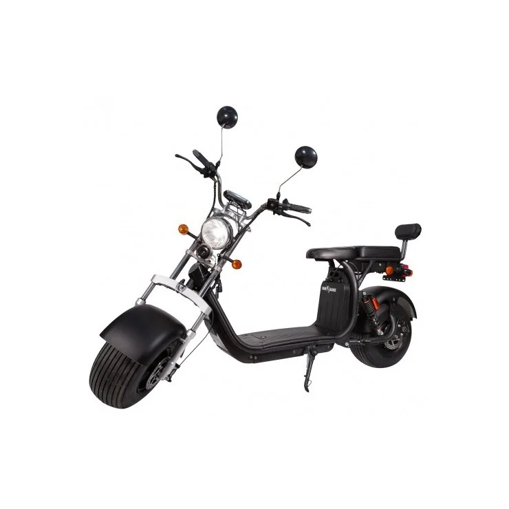 Premium Electric Moped, SB50 Urban License, 1500W, 20AH, 45kmh, 60km Range, Black, Smart Balance