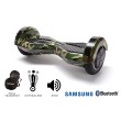 Smart Balance Original-Hoverboard, Transformers Camouflage, 6.5 Zoll, Doppelmotoren 36 V, 700 Watt, Bluetooth-Lautsprecher, LED-