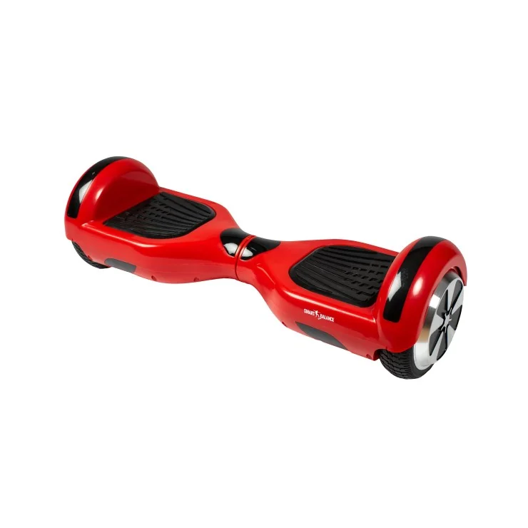 6.5 inch Hoverboard, Regular Red, Extended Range, Smart Balance