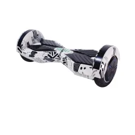 6.5 inch Hoverboard, 15 km/h, UL2272 Certified, Bluetooth, LED Lighting, 700W Power, 4Ah Battery, Smart Balance, Transformers NewsPaper