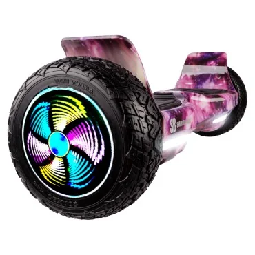 8.5 inch Hoverboard, All Terrain, Hummer Galaxy Pink PRO 4Ah