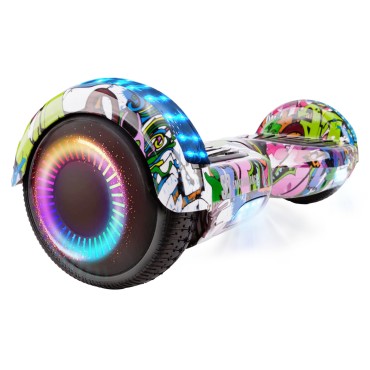 6.5 inch Hoverboard, Regular Multicolor PRO, Extended Range, Smart Balance