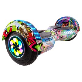 8 inch Hoverboard, Transformers Multicolor PRO, Extended Range, Smart Balance