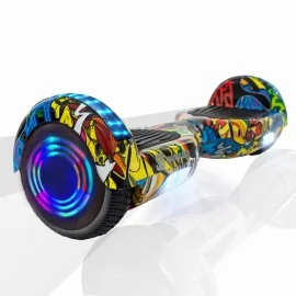 6.5 tommer Hoverboard, Regular HipHop Junior, Standard Rækkevidde, Smart Balance