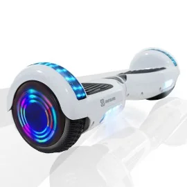 Hoverboard 6.5 Pouces, Regular White Pearl Junior, Standard Autonomie, Smart Balance