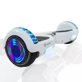 6.5 Zoll Hoverboard, Regular White Pearl Junior, Standard Reichweite, Smart Balance