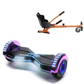 Pakke Hoverboard Standard Go Kart, 6.5 tommer, Transformers Dakota Junior, Standard Rækkevidde, og Orange Hoverkart, Smart Balance Segboard