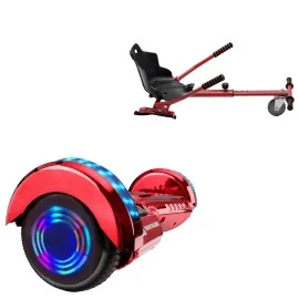 Pakke Hoverboard Standard Go Kart, 6.5 tommer, Transformers ElectroRed Junior, Standard Rækkevidde, og Rød Hoverkart, Smart Balance Segboard