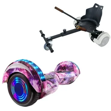 Pakke Hoverboard Standard Go Kart, 6.5 tommer, Transformers Galaxy Pink Junior, Standard Rækkevidde, og Sort Hoverkart, Smart Balance Segboard