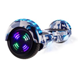 Hoverboard 6.5 inch, Regular Camouflage Blue Junior, Autonomie Standard, Smart Balance