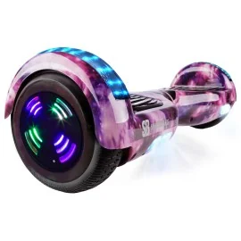 6.5 Tums Hoverboard, Regular Galaxy Pink Junior, Standard Räckvidd, Smart Balance