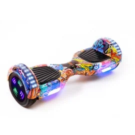 6.5 Tums Hoverboard, Regular HipHop Orange Junior, Standard Räckvidd, Smart Balance