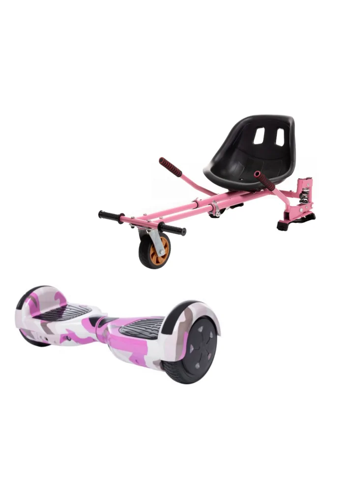 Hoverboard-Sitz, Go-Kart-Zubehör für Hoverboards, Hoverboard mit Sitz,  passend für alle 6,5-10 zwei runden selbstausgleichenden Scooter,  Hoverkart