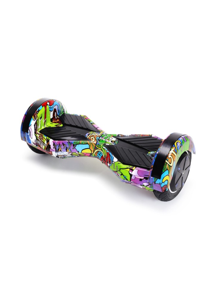 Smart Balance Original Hoverboard, Transformers Multicolor, 8 Tum, Dual Motors 36V, 700Wat, Bluetooth-hogtalare, LED-ljus