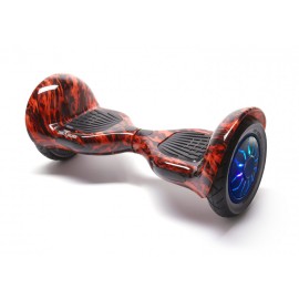 10 tommer Hoverboard, Off-Road Flame PRO, Lang Rækkevidde, Smart Balance