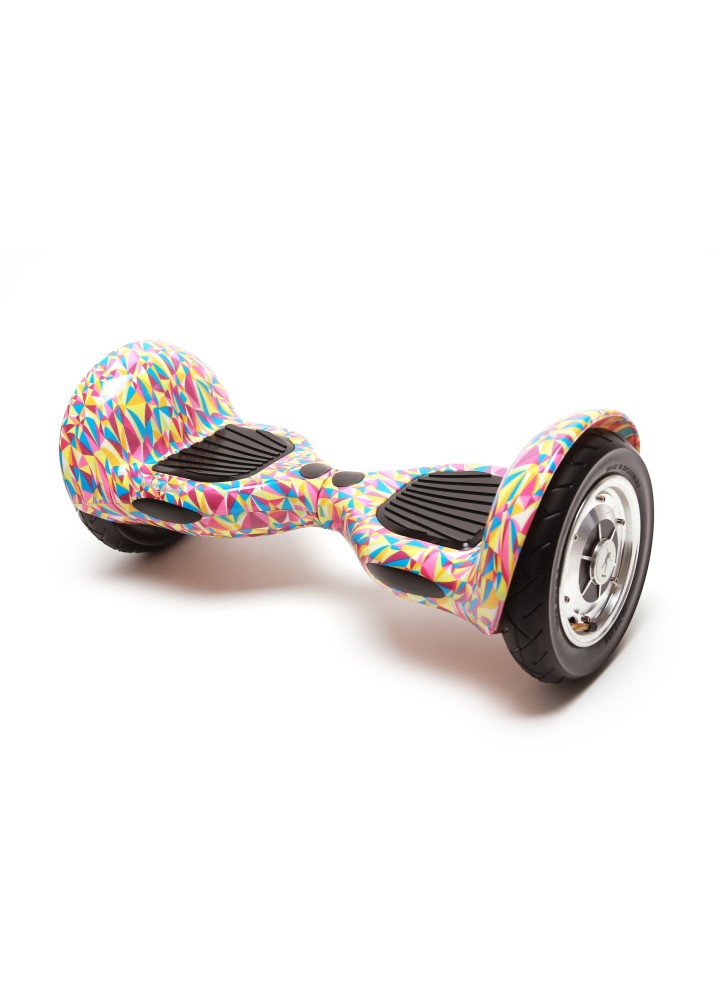 Hoverboard Original Smart Balance OffRoad Abstract, 10 Pouces, Deux Moteurs 36V, 700Watts, Bluetooth, Lumieres LED 