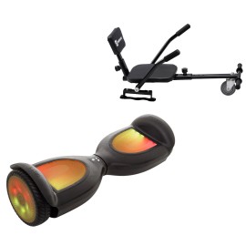 Hoverboard 6.5 Pouces et Hoverkart Confort, Jetson Prism Black PRO, Autonomie Standard et Hoverkart Confort Noir, Smart Balance
