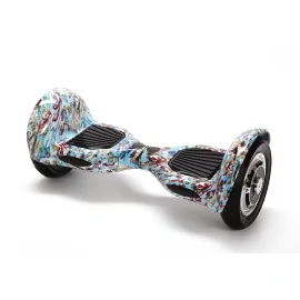 10 inch Hoverboard, 15 km/h, UL2272 Certified, Bluetooth, LED Lighting, 700W Power, 4Ah Battery, Smart Balance, OffRoad Clown
