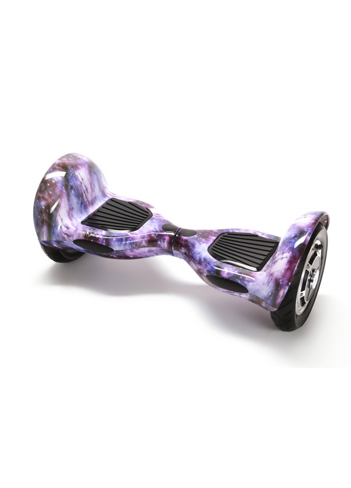 Hoverboard Original Smart Balance OffRoad Galaxy, 10 Pouces, Deux Moteurs 36V, 700Watts, Bluetooth, Lumieres LED
