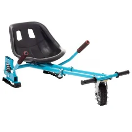 Hoverkart with suspension for Hoverboard, Color Blue, Adjustable for All Ages, Fits All Hoverboards 6.5 inch, 8 inch, 10 inch Sm