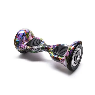10 inch Hoverboard, 15 km/h, UL2272 Certified, Bluetooth, LED Lighting, 700W Power, 4Ah Battery, Smart Balance, OffRoad Multicolor