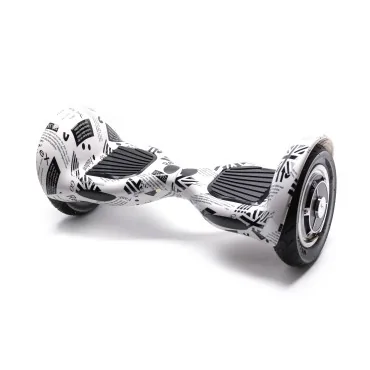 10 inch Hoverboard, 15 km/h, UL2272 Certified, Bluetooth, LED Lighting, 700W Power, 4Ah Battery, Smart Balance, OffRoad NewsPaper
