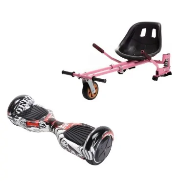 Pakke Hoverboard segboard Go-Kart, Smart Balance Regular Last Dead, 6.5 tommer, Dual Motors 36V, 700Wat, Bluetooth-hojttalere,