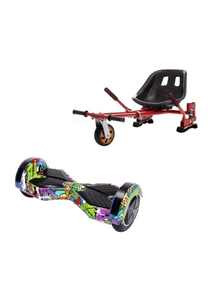 vinge magnet komedie Pakke Hoverboard segboard Go-Kart, Smart Balance Transformers Multicolor, 8  tommer, Dual Motors 36V, 700Wat, Bluetooth-hojttaler