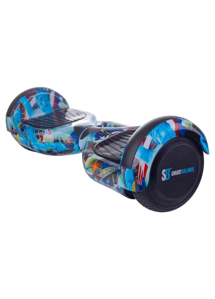 Hoverboard with discount seat and handles