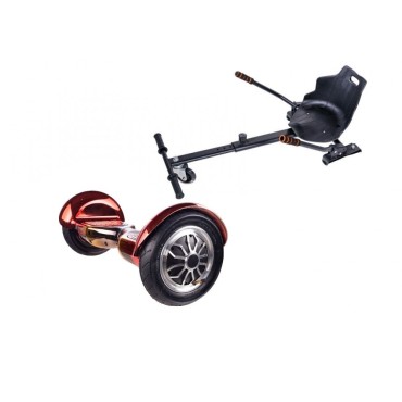 Paket Hoverboard Go-Kart, Smart Balance OffRoad Sunset, 10 Tum, Dual Motors 36V, 700Wat, Bluetooth-hogtalare, LED-ljus, Premium
